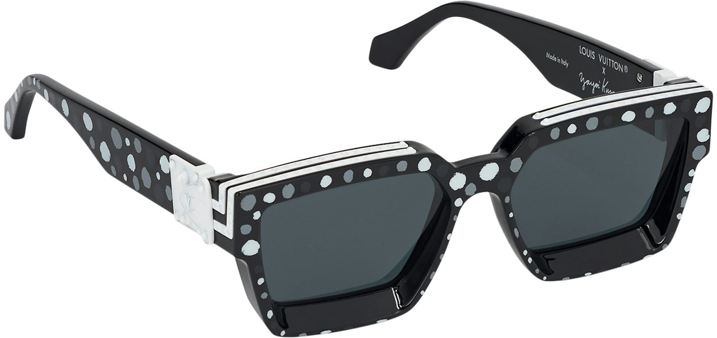 Louis Vuitton Clash Square Sunglasses Cyclone Millionaires Black New