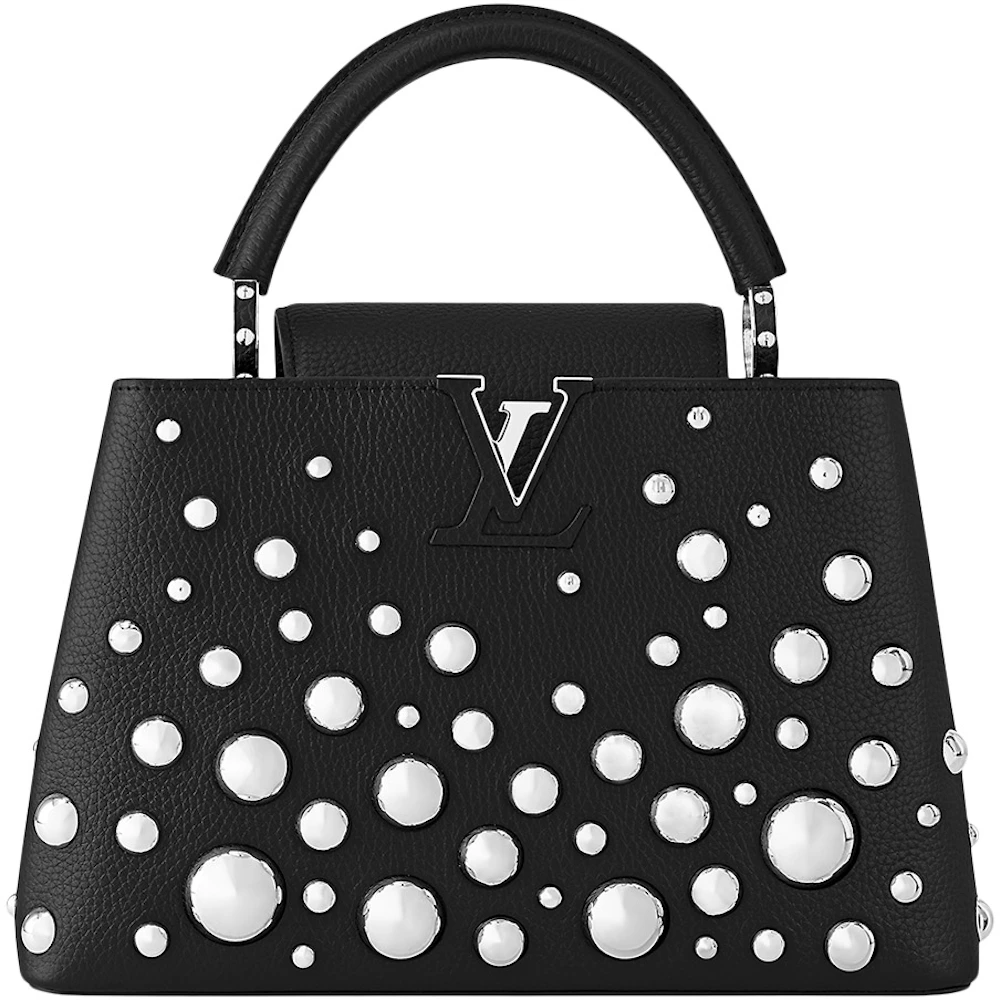 Louis Vuitton white x Yayoi Kusama Infinity Dots Capucines Wallet