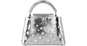Louis Vuitton x Yayoi Kusama Capucines BB Silver