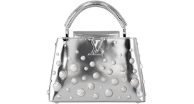Louis Vuitton x Yayoi Kusama Capucines BB Silver