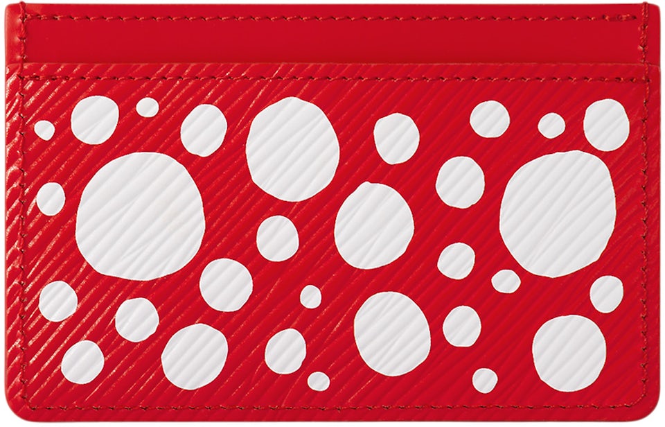 Louis Vuitton x Yayoi Kusama Sarah Wallet Red/White in Grained