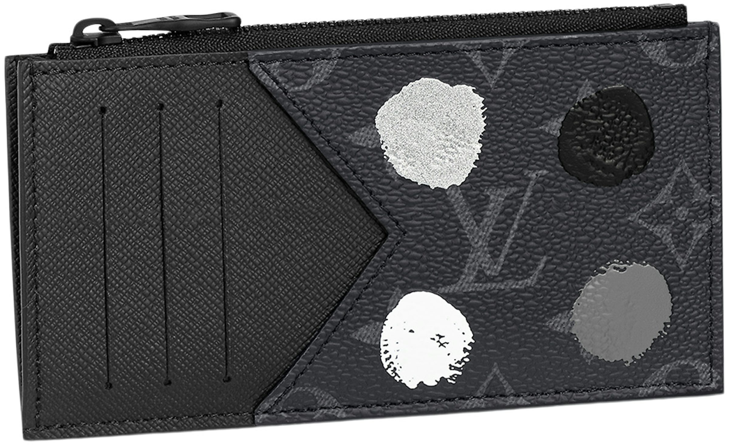 Louis Vuitton x Yayoi Kusama - Polka Dot Paint Monogram Zip Card Holde –  eluXive