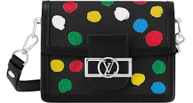 Louis Vuitton x Yayoi Kusama Dauphine Mini Black