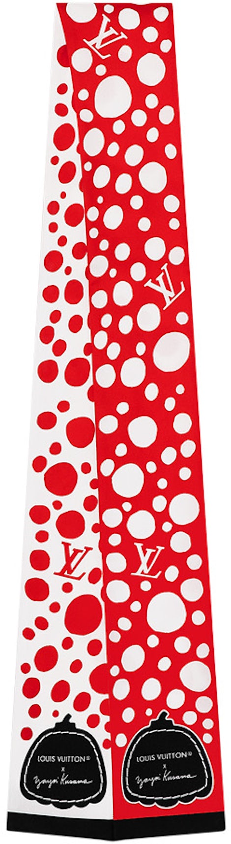 Louis Vuitton x Yayoi Kusama Infinity Dots Bandeau Red/White in Silk - US