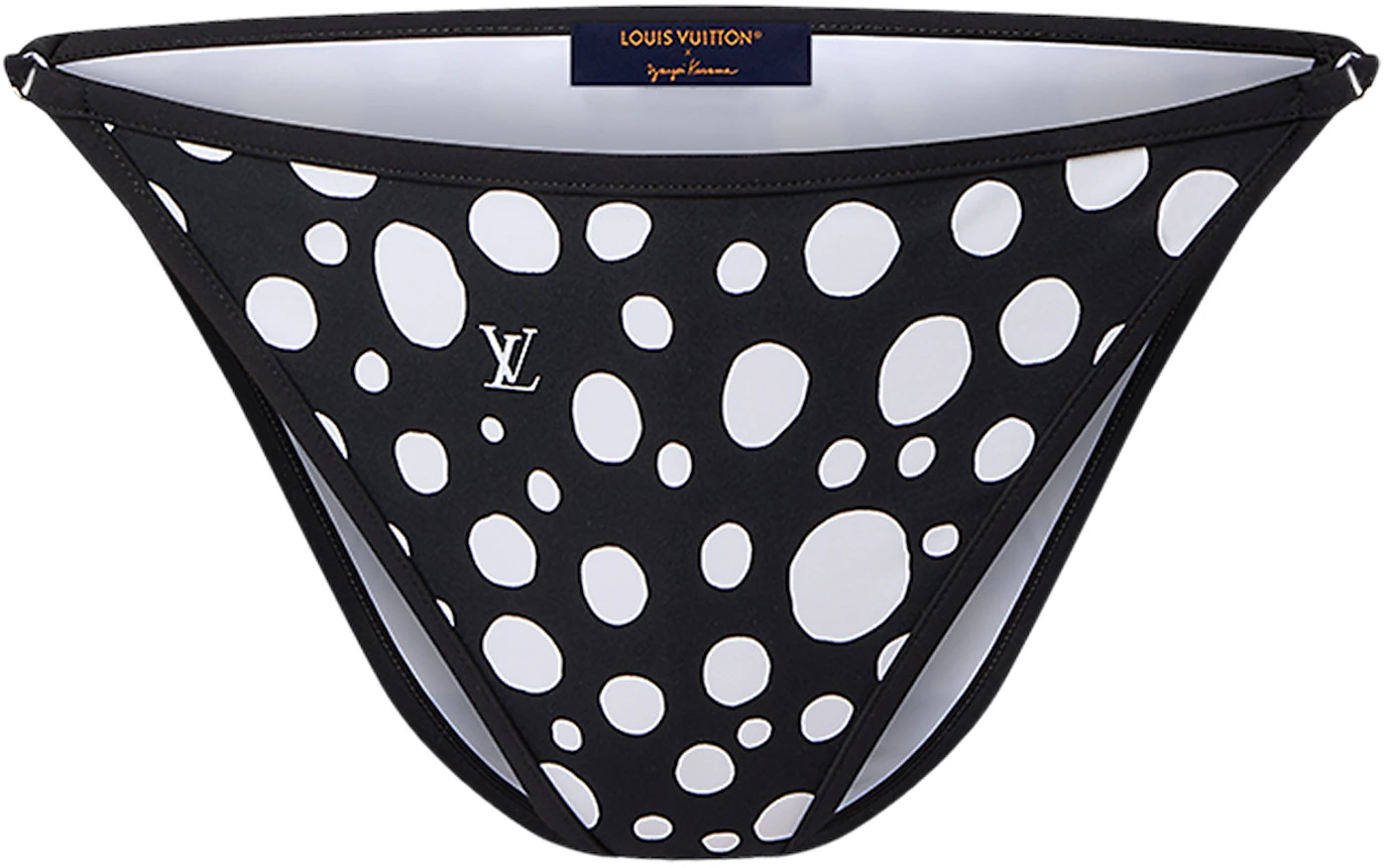 Louis Vuitton x Yayoi Kusama Infinity Dots Bikini Top Black/White - FW22 -  US