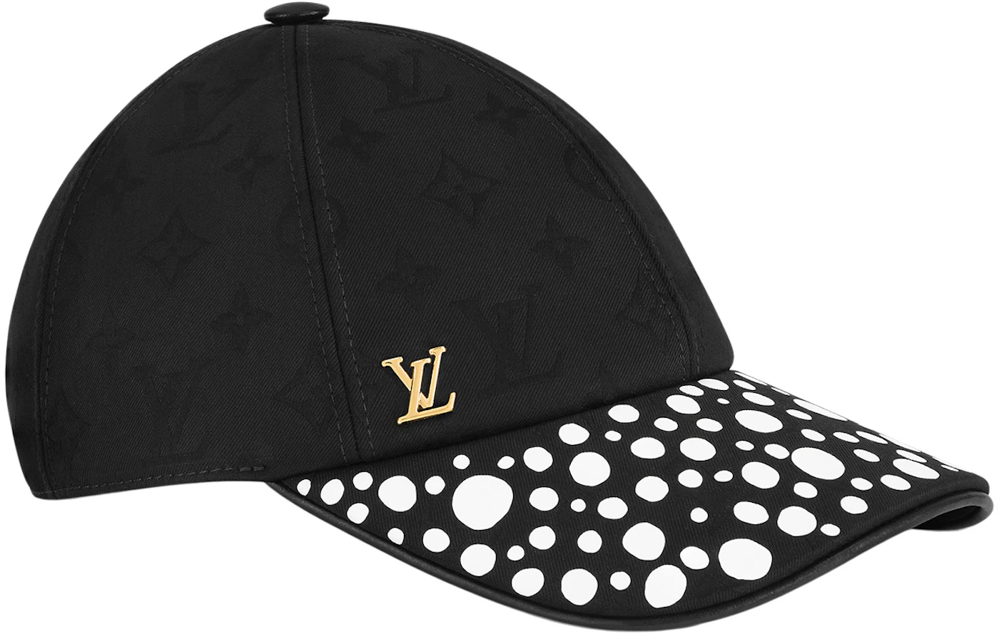 Louis Vuitton LV x YK Reversible Infinity Dots Bucket Hat Black White Cotton. Size S