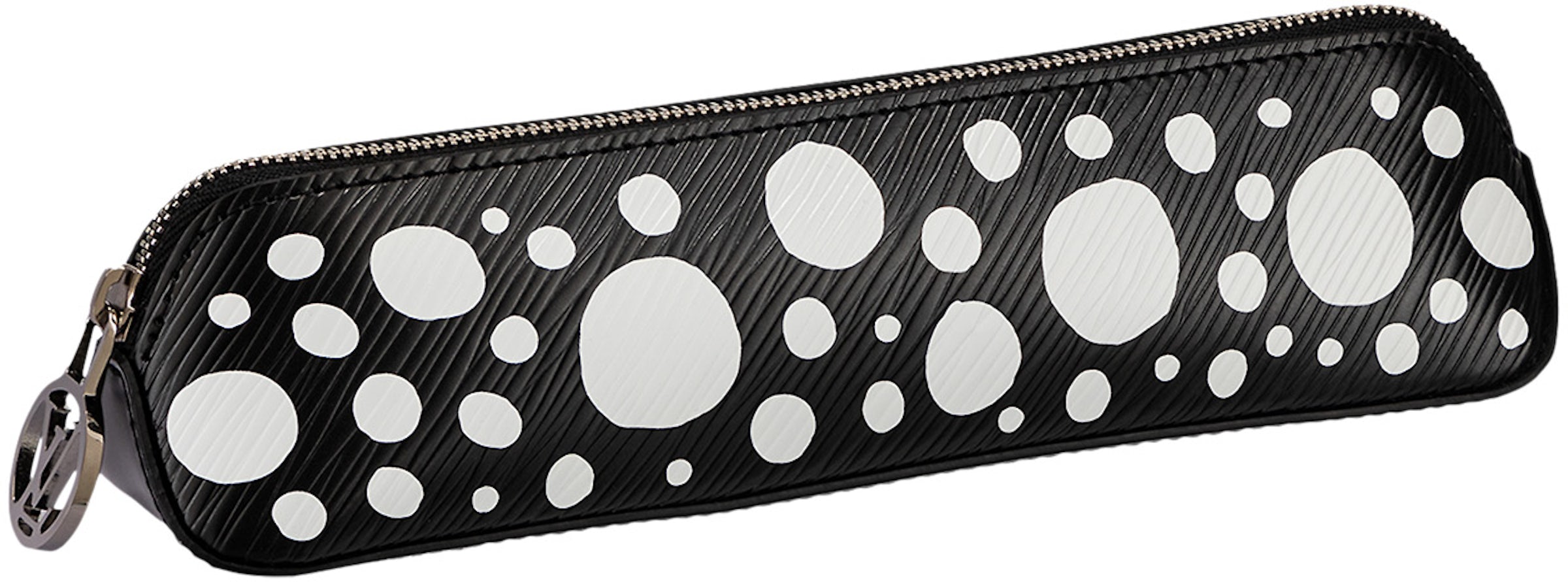 Louis Vuitton x Yayoi Kusama Infinity Dots Elizabeth Pencil Pouch  Black/White in Epi Grained Cowhide Leather with Silver-tone - US
