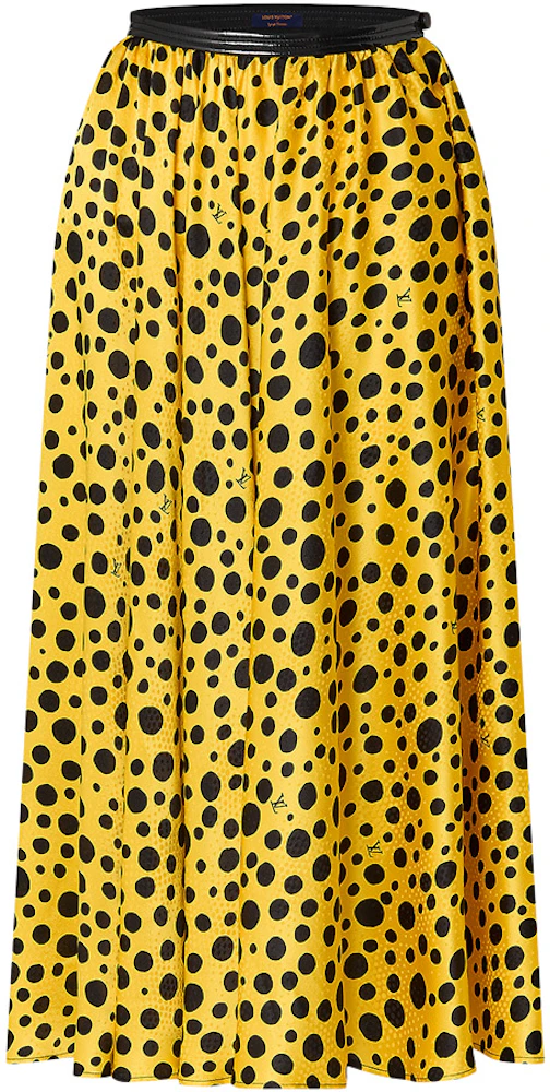 Louis Vuitton x Yayoi Kusama Infinity Dots Midi Skirt Ocre/Yellow