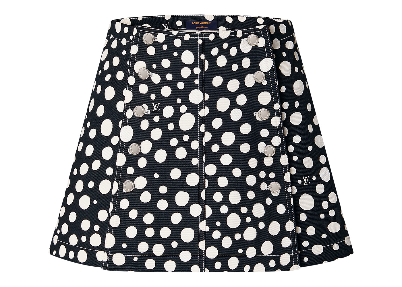 Louis Vuitton x Yayoi Kusama Infinity Dots Mini Skirt Black/White
