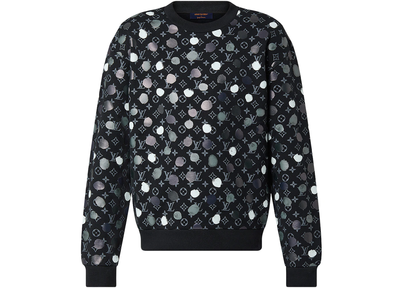 Louis Vuitton LV x YK Infinity Dots Fleece Blouson Black White. Size Xs