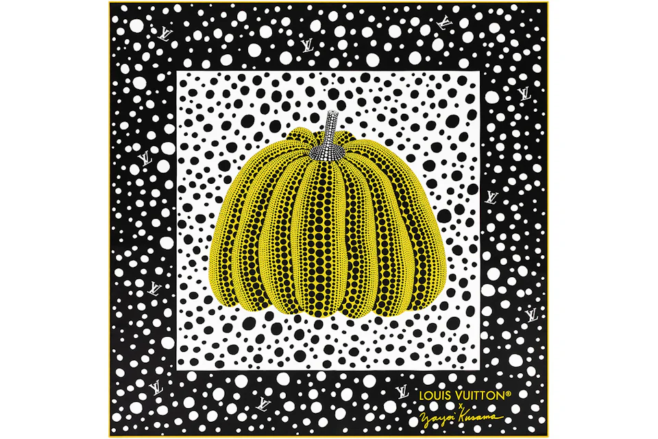 Louis Vuitton x Yayoi Kusama Infinity Dots Square 90 Yellow/Black