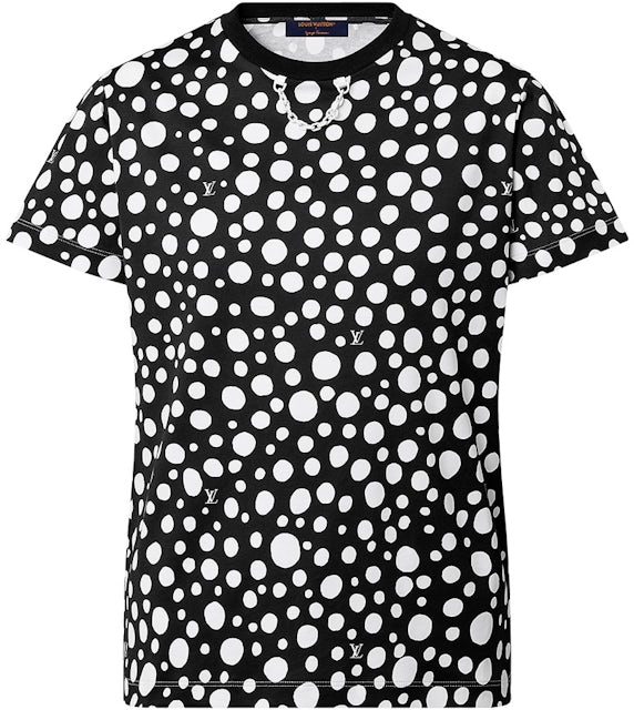 Louis Vuitton Yellow Pattern Black Luxury Brand T-Shirt For Men Women in  2023