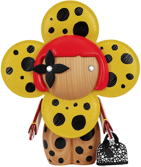 Louis Vuitton x Yayoi Kusama Infinity Dots Vivienne Yellow/Black in Wood /  Epi Grained Cowhide Leather / Resin / Metal - US