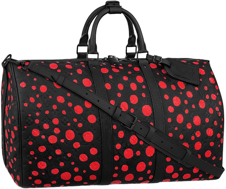 Louis Vuitton x Yayoi Kusama Petite Malle Black in Taurillon Bull Calfskin  Leather with Silver-tone - US