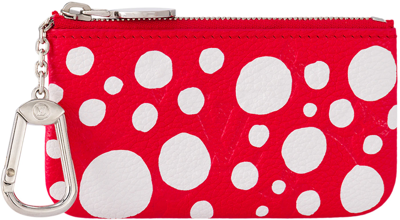 Louis Vuitton x Yayoi Kusama Key Pouch Red/White in Grained Empreinte  Cowhide Leather with Silver-tone - US