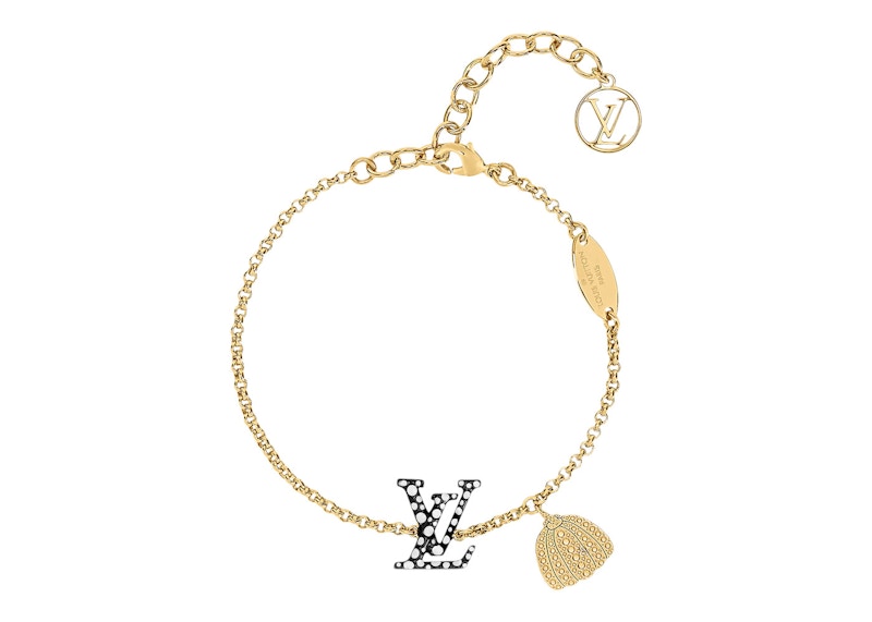 Pre-owned Louis Vuitton Women's X Yayoi Kusama Lv Iconic Infinity Dots Bracelet In Black/white