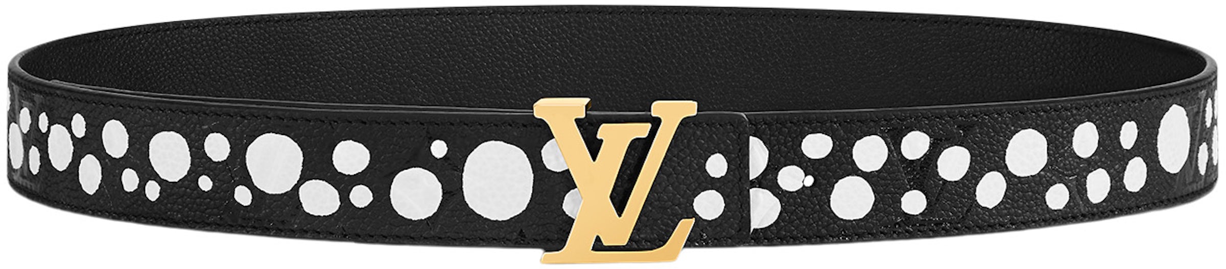 Louis Vuitton LV Initiales Eclipse Taiga Rainbow Reversible Belt, Apparel in Black/Multicolor