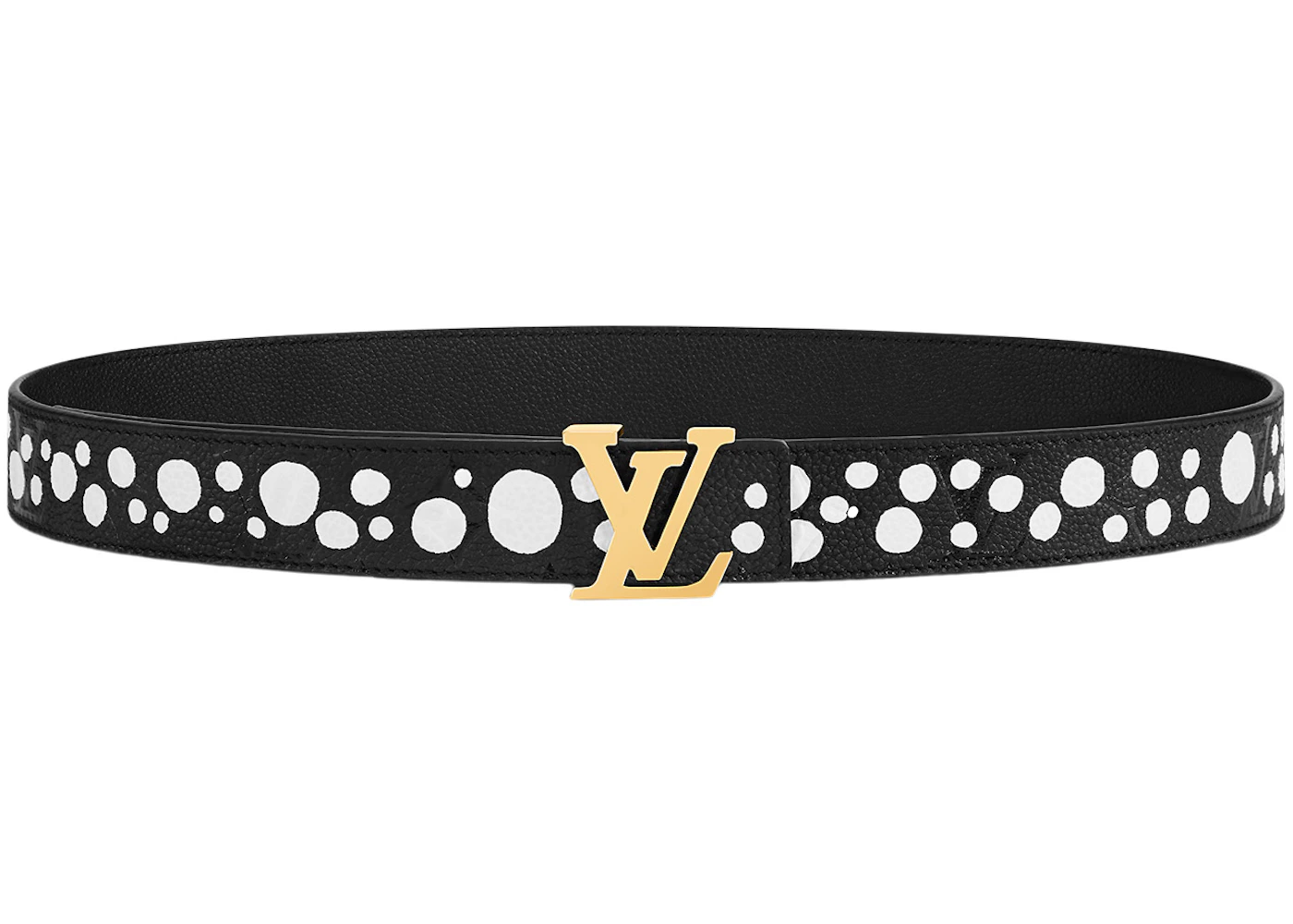 Louis Vuitton® LV X Yk Painted Dots Long Parka Black. Size 34 in