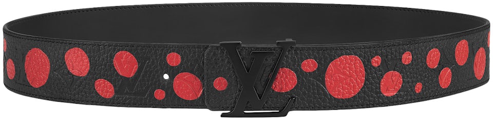 Louis Vuitton x Yayoi Kusama LV Initiales 40mm Reversible Belt Black/Red