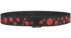 Louis Vuitton x Yayoi Kusama LV Initiales 40MM Reversible Belt Black/Red