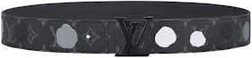 Louis Vuitton x NBA LV Initiales Reversible Belt 40 MM Monogram Black in  Leather with Gold-tone - US