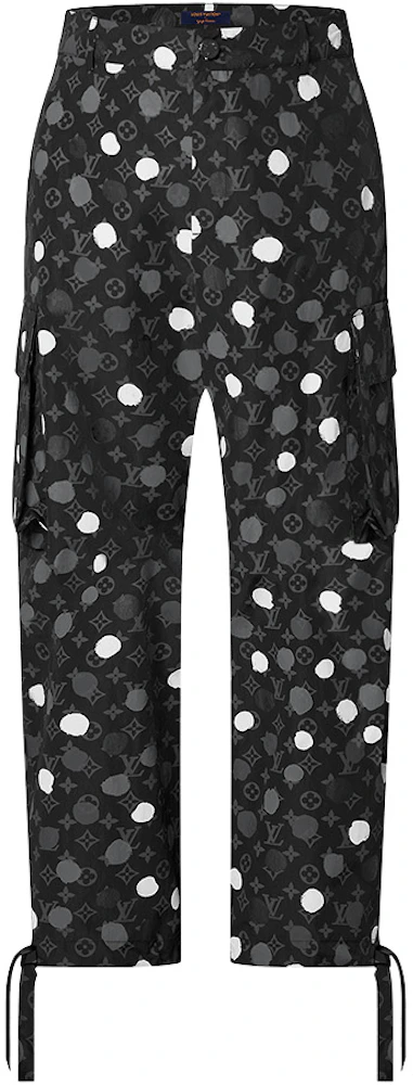 Louis Vuitton LV x YK Painted Dots Pajama Pants BLACK. Size 34