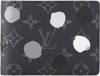 Louis Vuitton LV x NBA Multiple Wallet Printed Monogram Embossed Leather Black