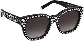 Louis Vuitton x Yayoi Kusama Louisette Infinity Dots Earrings Black/White  in Metal with Gold-tone - US