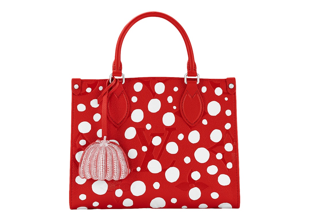Pre-owned Louis Vuitton X Yayoi Kusama Onthego Pm Red/white