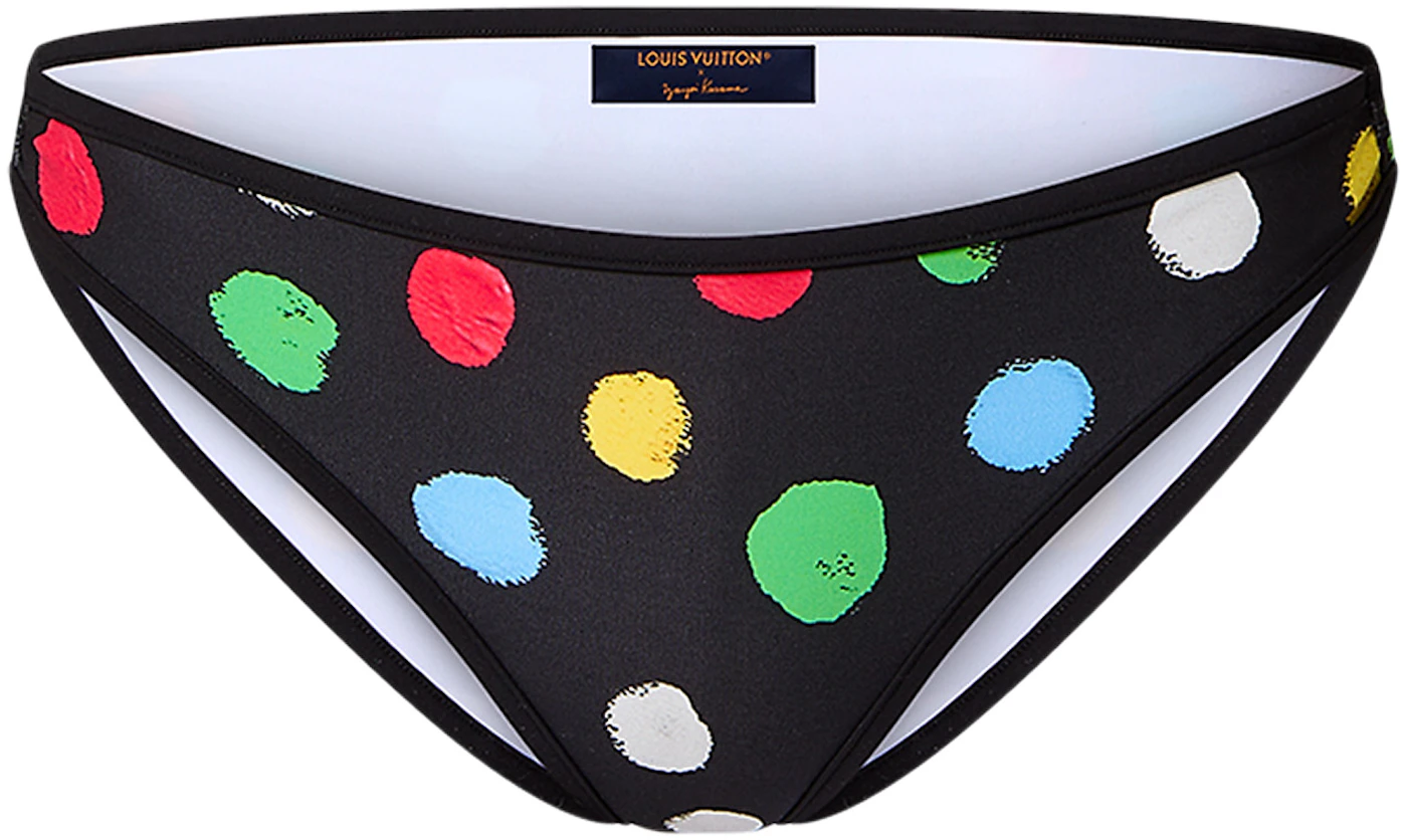 Louis Vuitton x Yayoi Kusama Infinity Dots Bikini Top Black/White - FW22 -  US