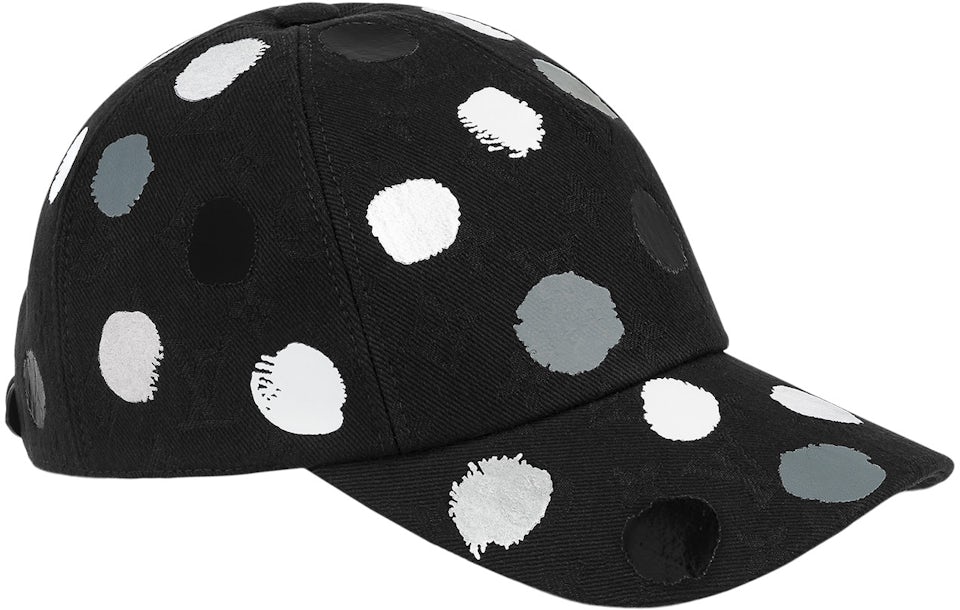 Louis Vuitton LV x YK Reversible Infinity Dots Bucket Hat Black White Cotton. Size S