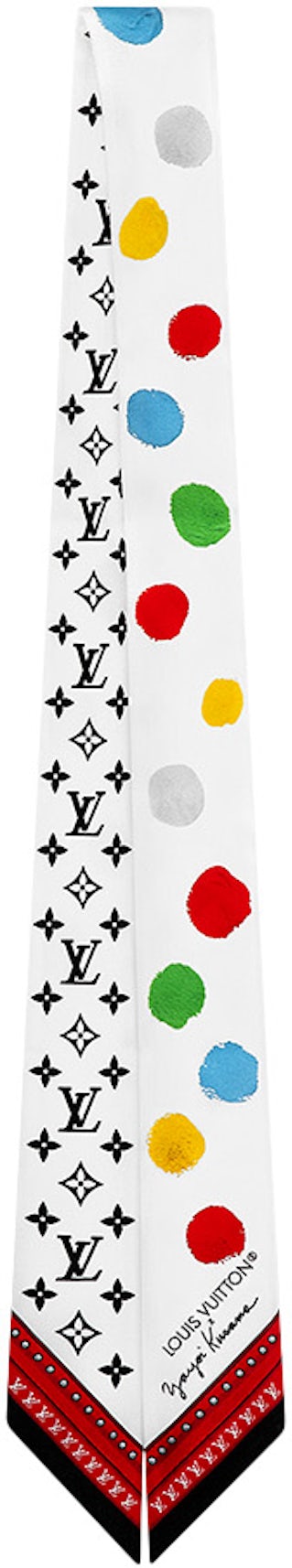 Louis Vuitton x Yayoi Kusama Infinity Dots Square 90 Red/White in Silk - US