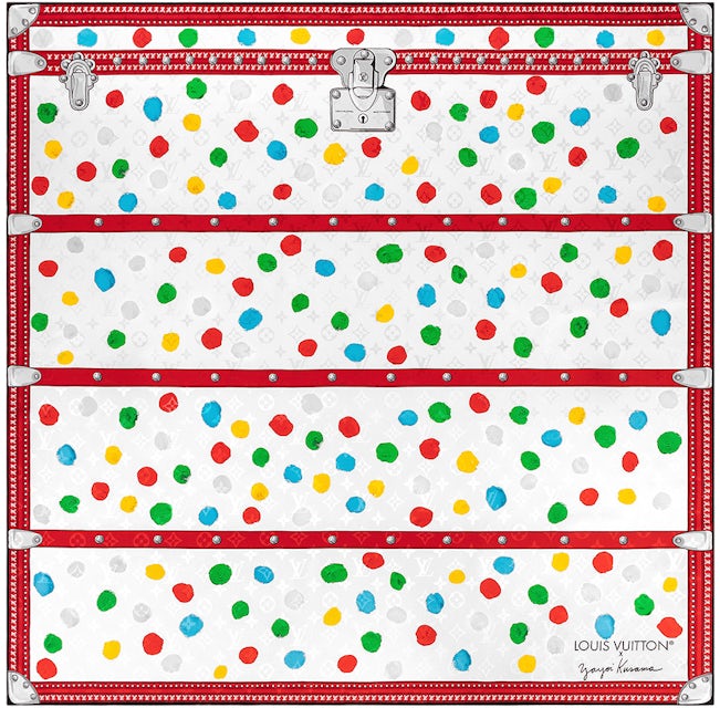 Louis Vuitton x Yayoi Kusama Infinity Dots Square 90 Red/White in