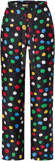 Louis Vuitton x Yayoi Kusama Painted Dots Pajama Pants Black - FW22 - US