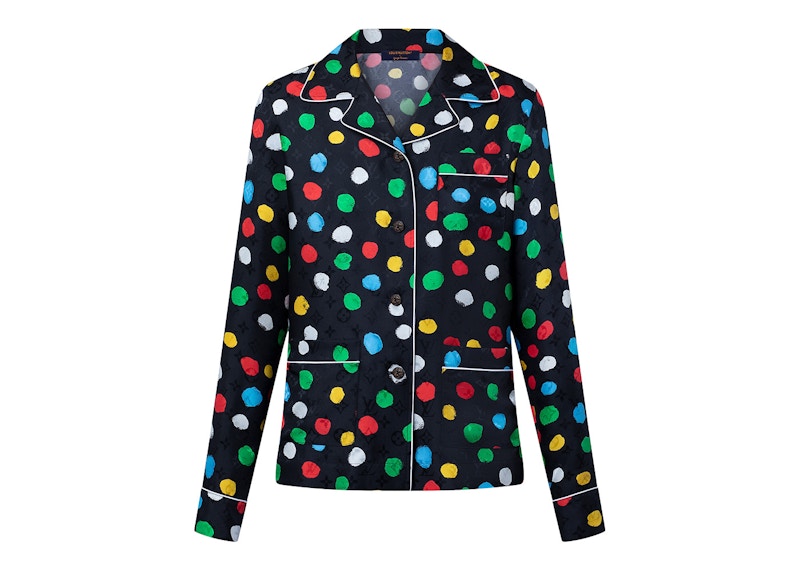 Louis Vuitton x Yayoi Kusama Painted Dots Pajama Shirt Black