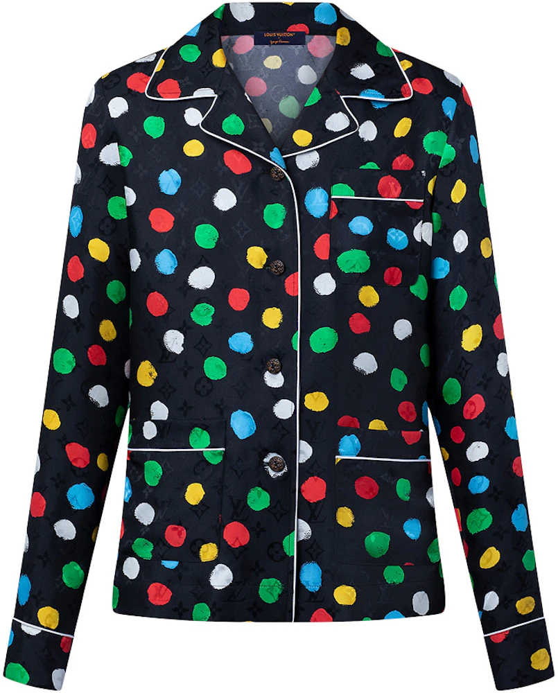LV x YK Painted Dots Pajama Shirt - Ready-to-Wear