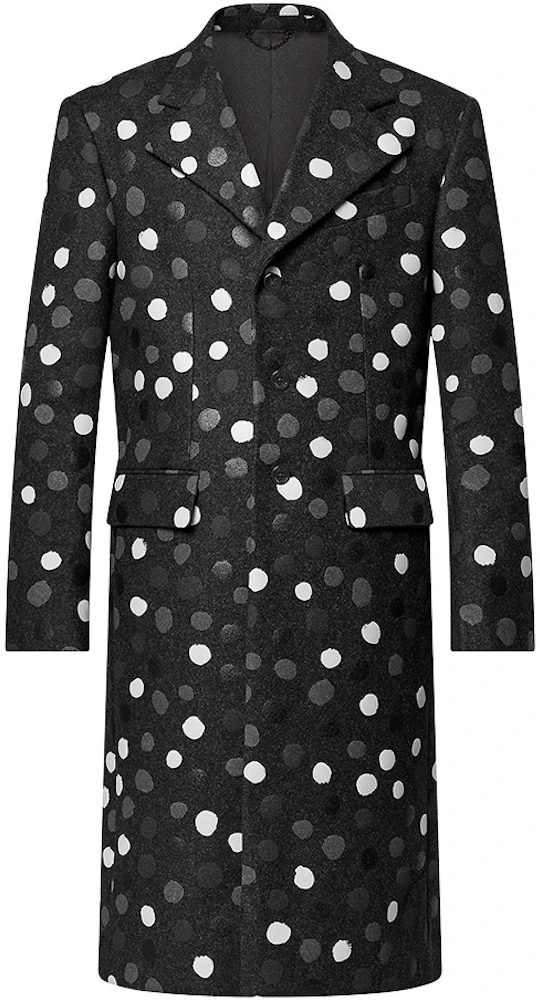 Louis Vuitton x Yayoi Kusama Painted Dots Trench Coat Black