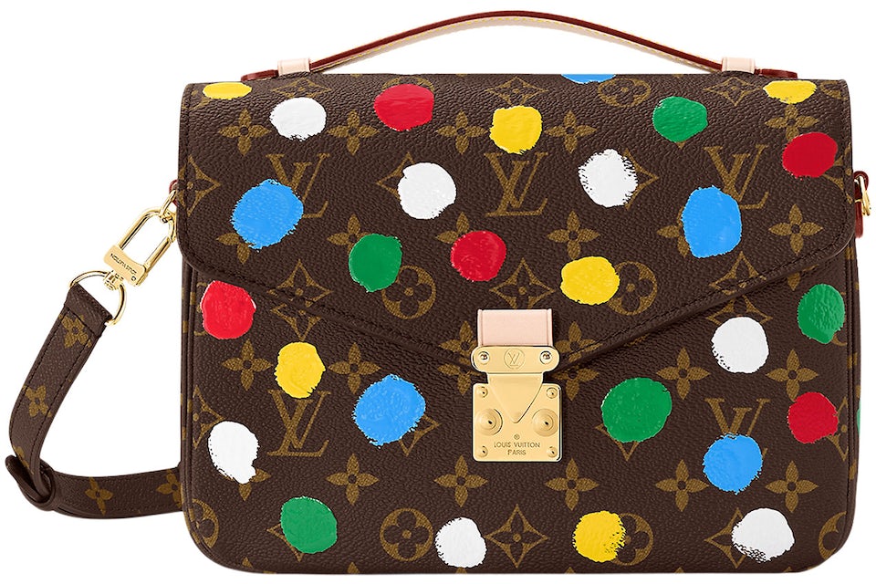 Louis Vuitton x Yayoi Kusama Pochette Metis Monogram Multicolor in Coated  Canvas with Gold-tone - US