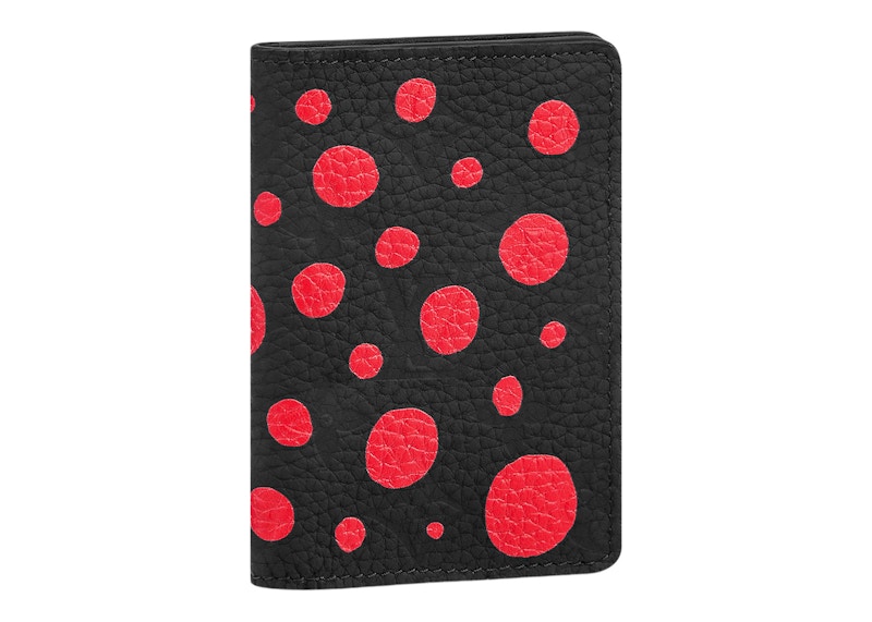 Pre-owned Louis Vuitton Men's X Yayoi Kusama Pocket Organizer In Black/red