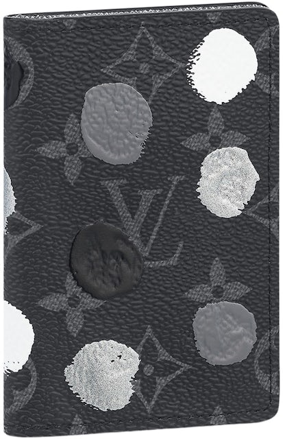 Louis Vuitton x Yayoi Kusama Pocket Organizer Monogram Eclipse Black/Silver  in Coated Canvas - US