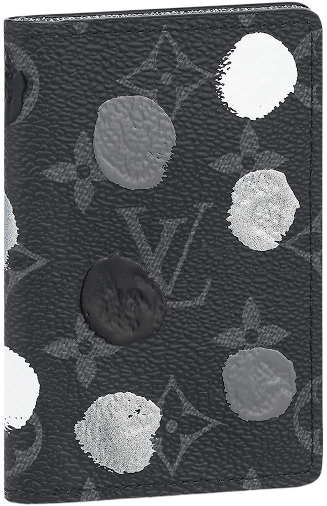 Louis Vuitton Yayoi Kusama Pochette Cle Dots Key Pouch Monogram Eclipse  Black