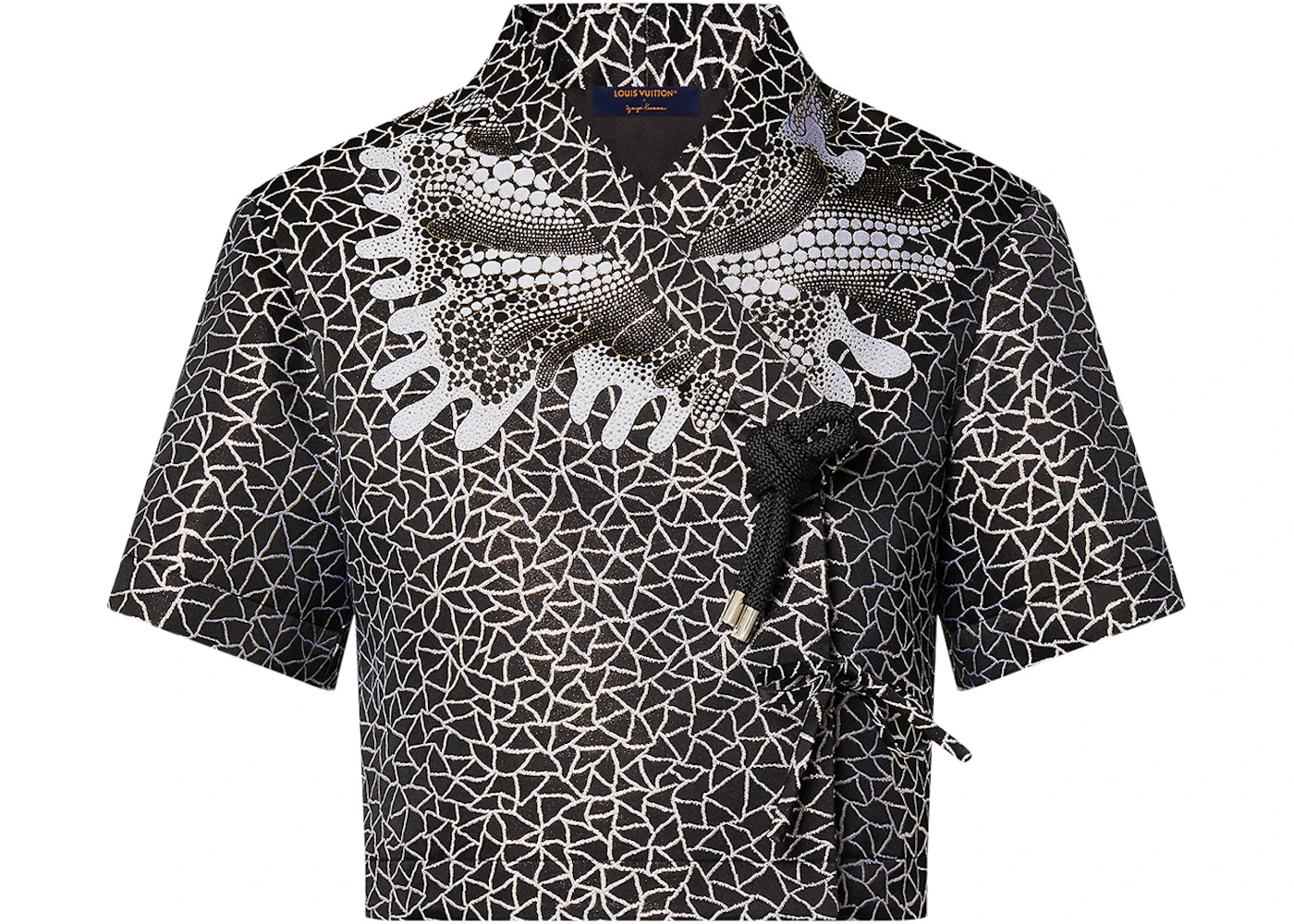 Louis Vuitton x Yayoi Kusama Psychedelic Flower Wrap Top Silver - FW22 - ES