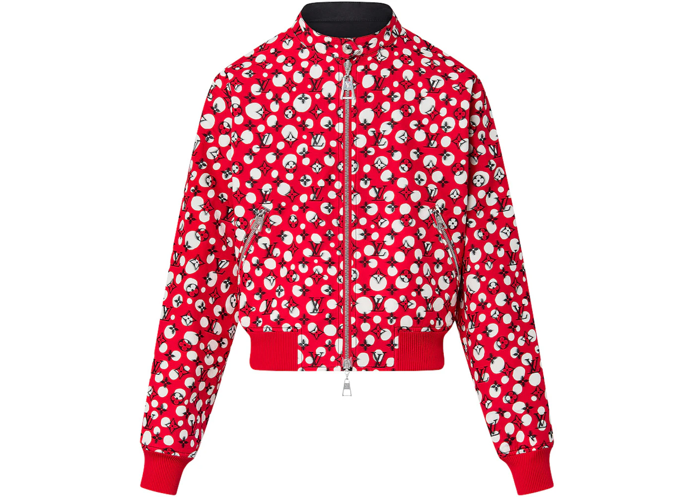 Louis Vuitton x Yayoi Kusama Reversible Infinity Dots Bomber Jacket Rouge Vif/Red/White
