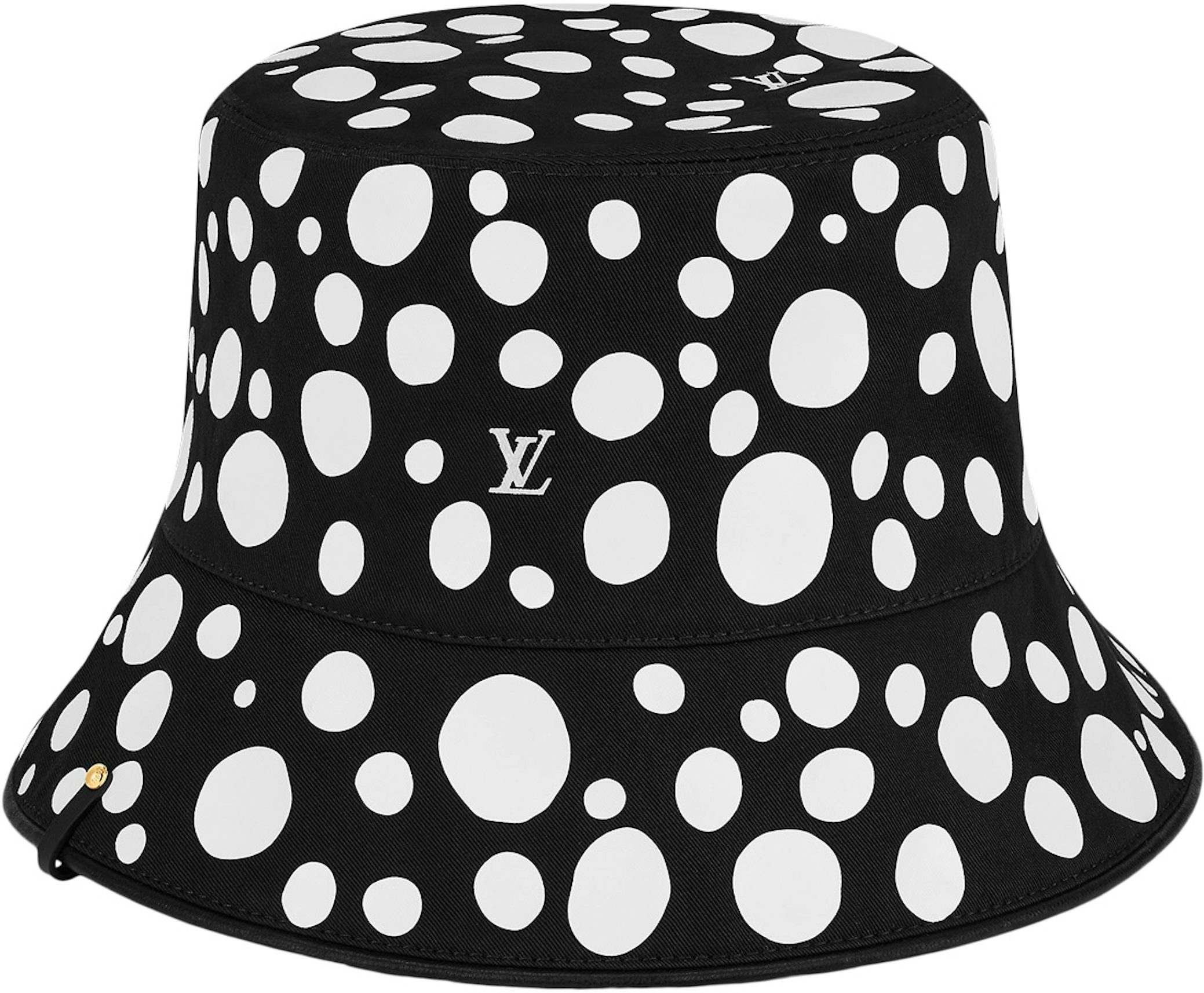 Louis Vuitton x Yayoi Kusama Reversible Infinity Dots Bucket Hat  Black/White in Cotton - US