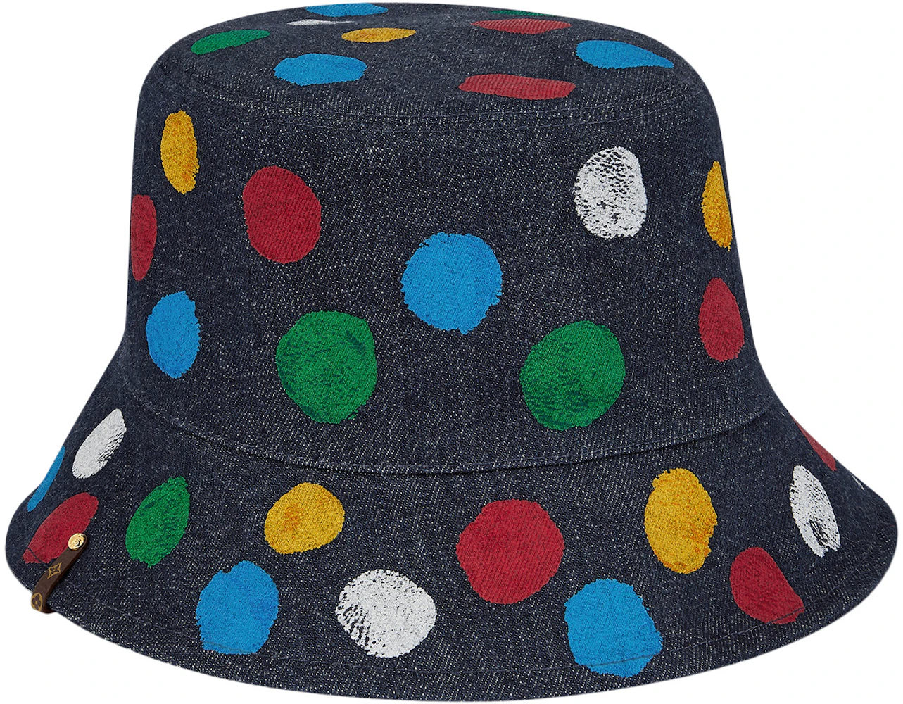 Louis Vuitton x Yayoi Kusama Reversible Painted Dots Bucket Hat Denim Blue