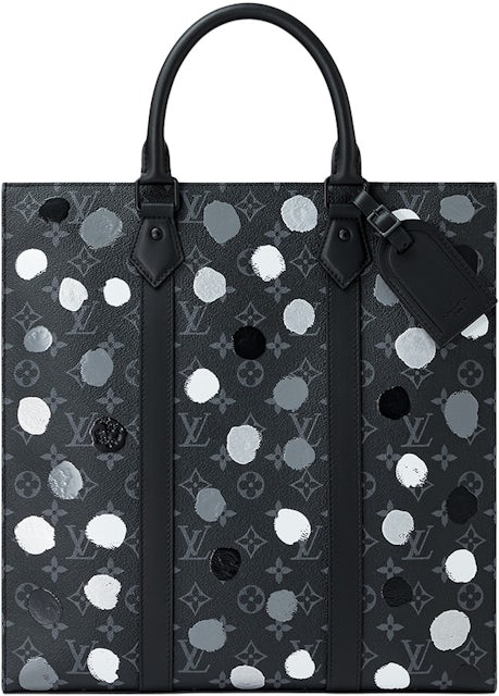 Louis Vuitton x Yayoi Kusama Sac Plat Monogram Eclipse Black/Silver in  Coated Canvas with Black-tone - US