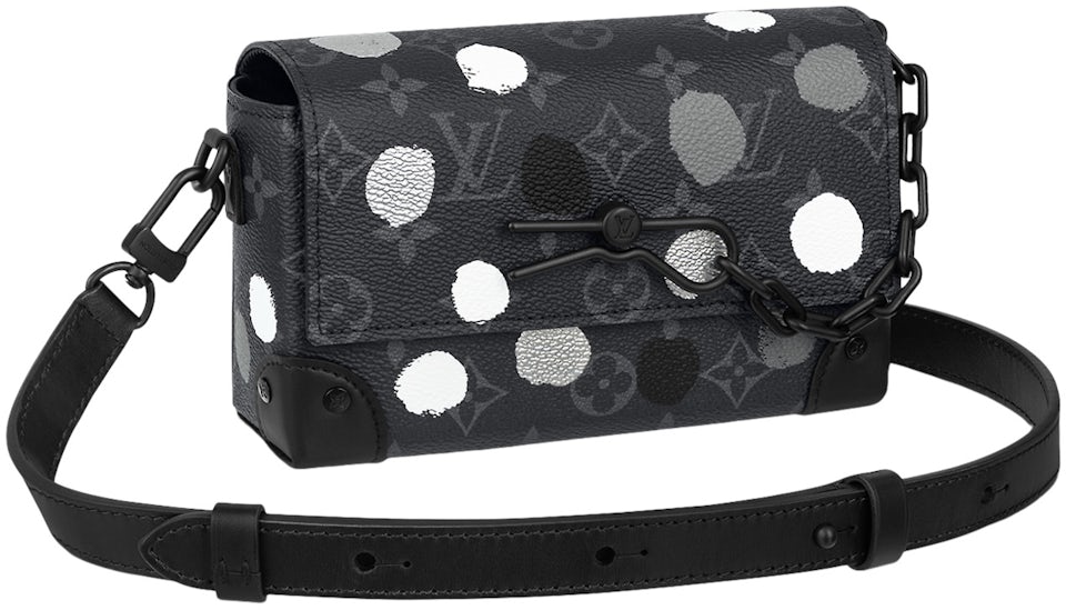 Louis Vuitton x Yayoi Kusama Steamer Wearable Wallet Monogram Eclipse  Black/Silver in Coated Canvas with Black-tone - US