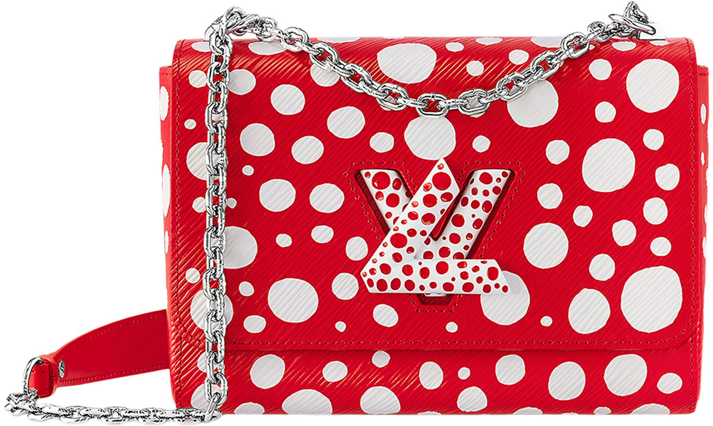 Louis Vuitton Red Kusama Dots Neverfull MM