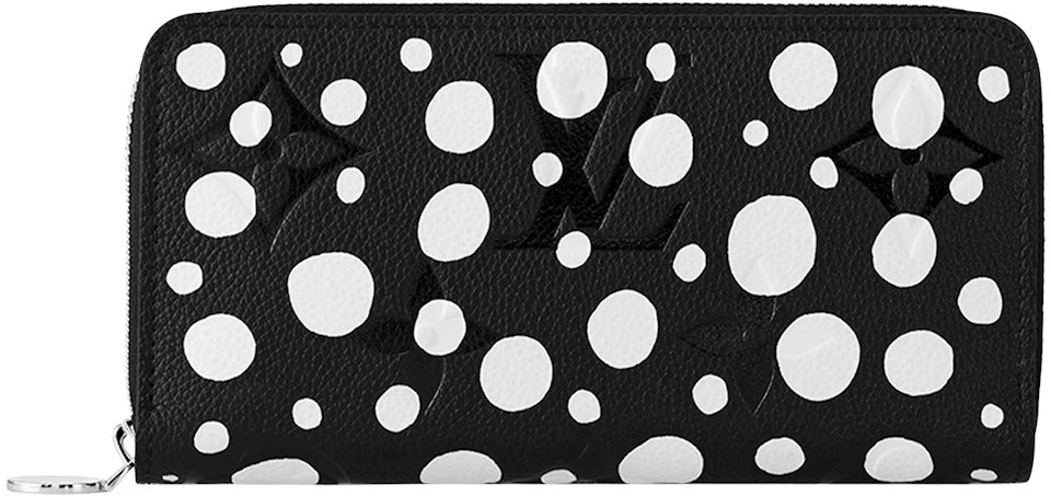 Louis Vuitton x Yayoi Kusama Victorine Wallet Black/White in Grained  Empreinte Cowhide Leather with Silver-tone - US