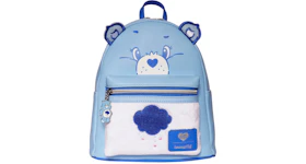 Loungefly Care Bears Grumpy Bear Flocked Entertainment Earth Exclusive Mini-Backpack